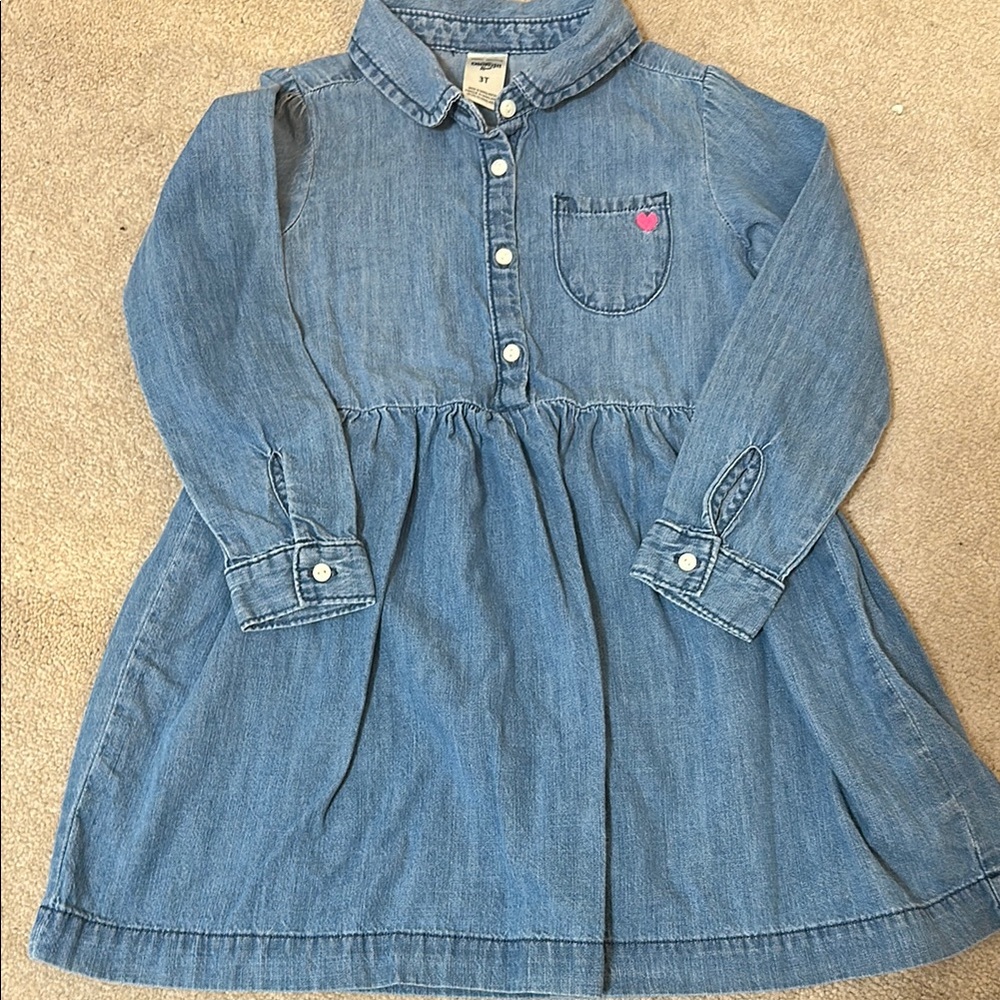 OshKosh B'gosh Blue‎ Casual Peplum Dress